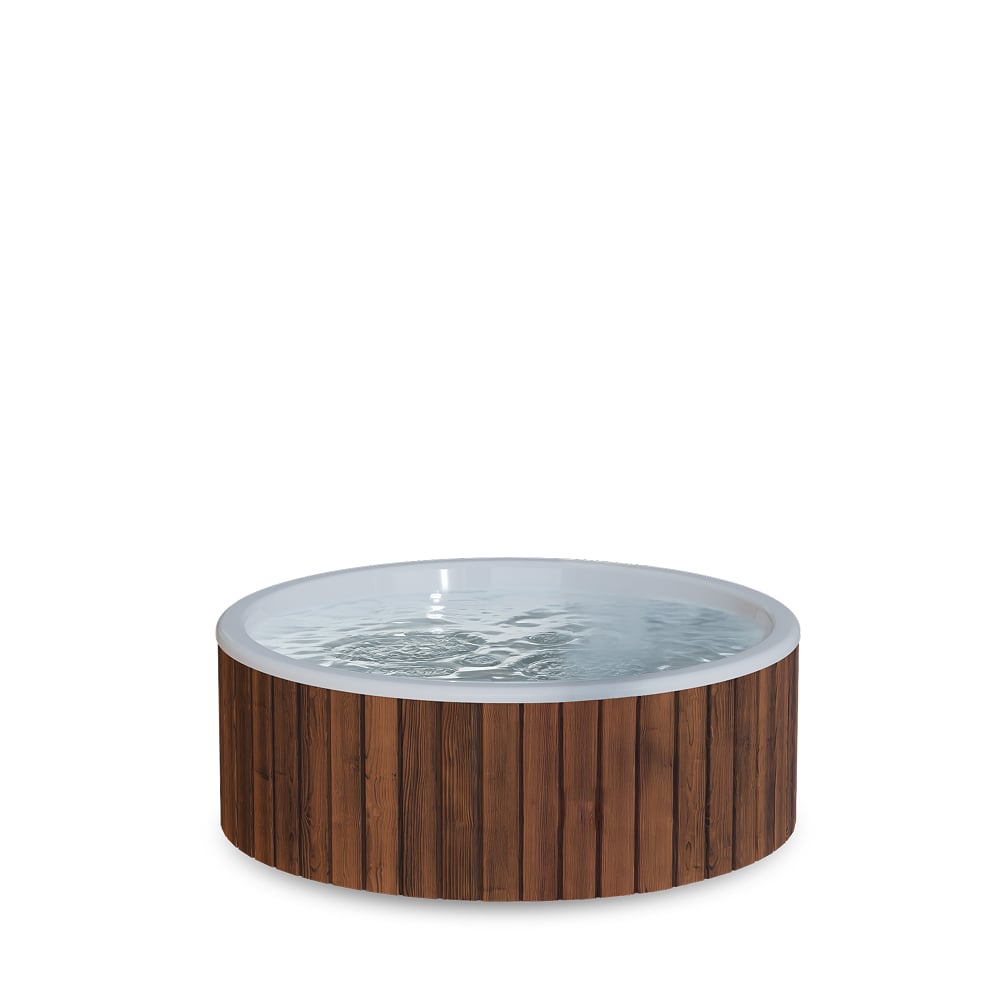 Configurez le bain nordique bas à fond plat pour 4–6 personnes