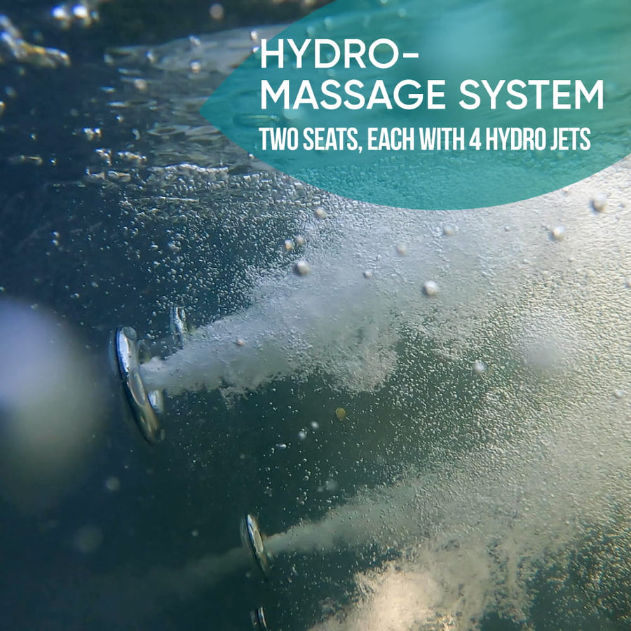 Offre spéciale bain nordique avec filtre à sable et UV-C, jets hydromassants et LED | 4 à 6 places