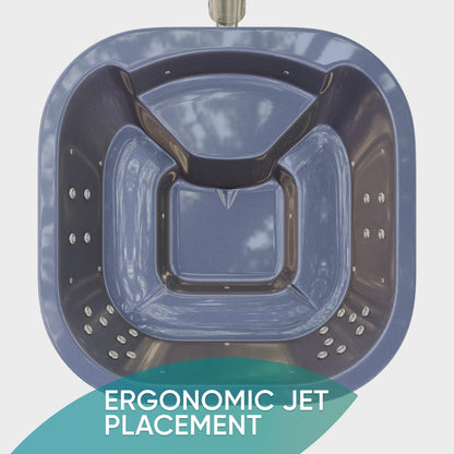 Square Wood Fired Hot Tub for 4-6 with Premium Filter & Targeted Massage With 24 Hydro Jets, Verta stove