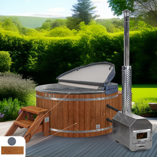 Offre exceptionnelle Spa nordique premium avec filtre à sable | Poêle externe