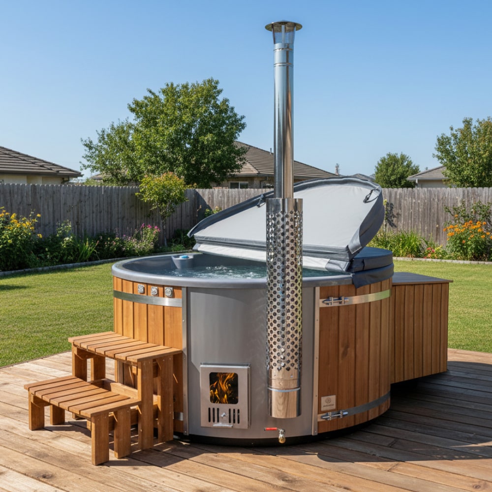 Spa nordique XL avec filtre à sable premium | Configuration optimale