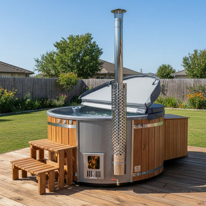 Premium Sand Filter XL Wood Fired Hot Tub | Optimal configuration