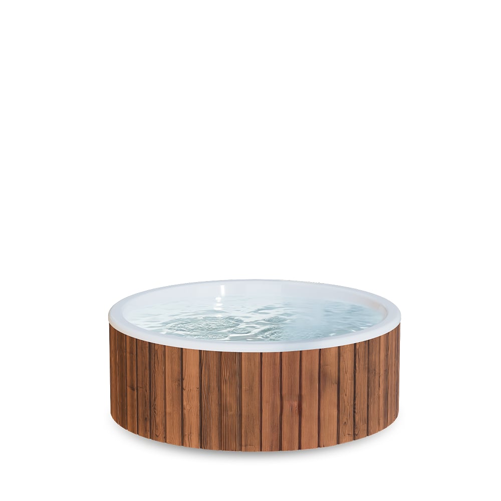 Configurez le bain nordique bas à fond plat pour 4–6 personnes