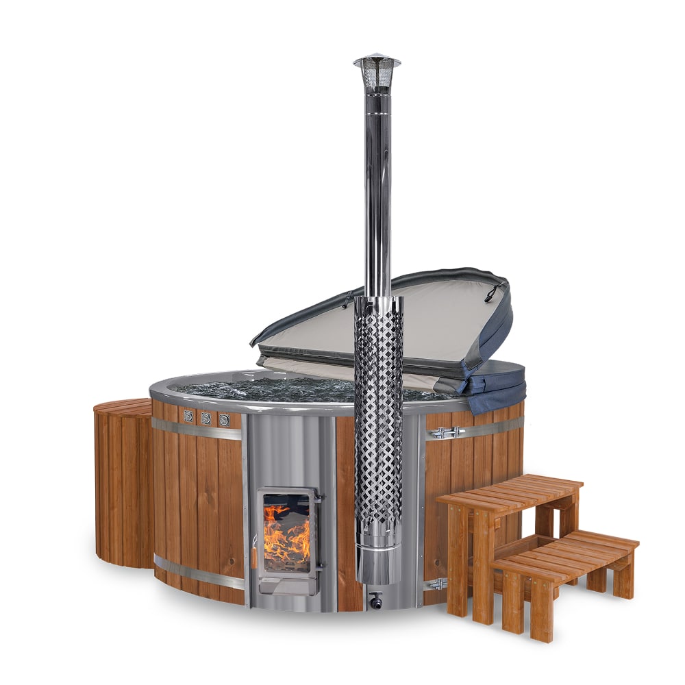 Bains nordiques ronds préconfigurés