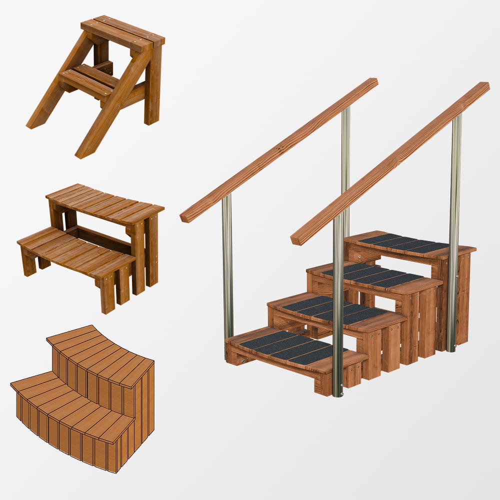 Hot Tub Steps: What to Know Before Choosing Yours